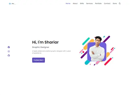 Personal Portfolio - web Project by Sheikh Shariar Nehal
